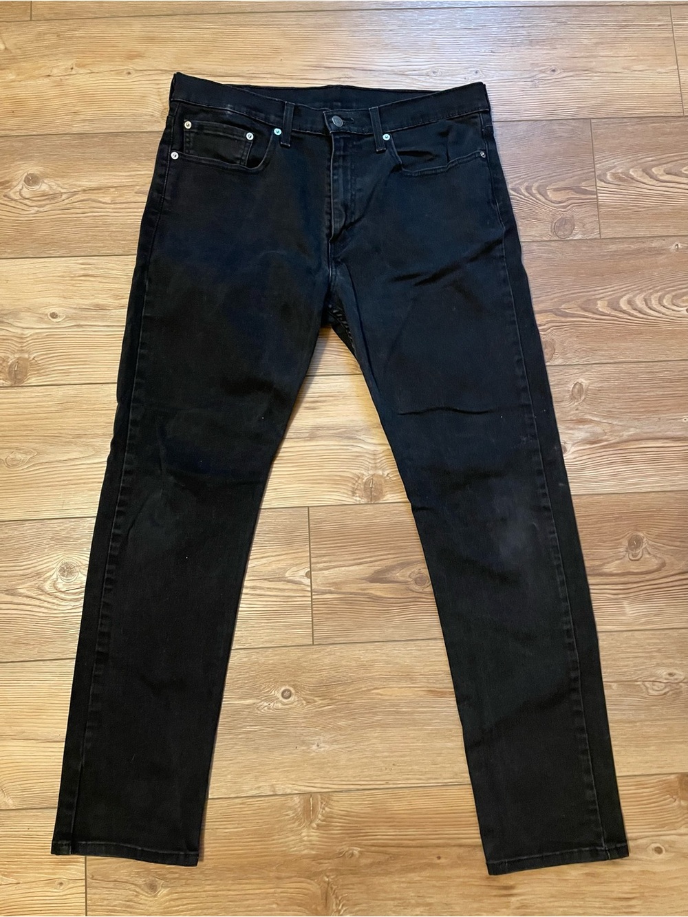 Levi's 502 Men's Black Straight Jeans